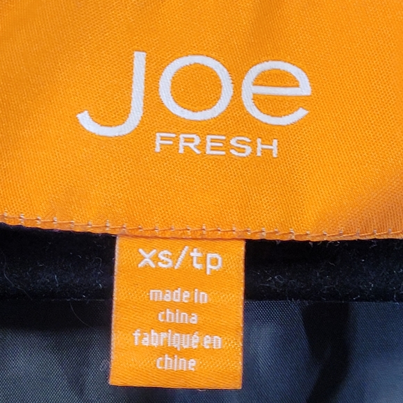 Joe Fresh Black Down Puffer Jacket XS - Picture 3 of 6